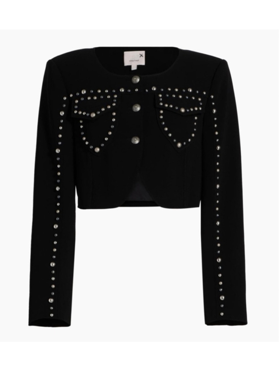 cinq a sept Jackets & Blazers - CINQ A SEPT Olga Studded Jacket Black 8 NWT